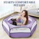 Pawaboo Small Animals Outdoor Enclosure, Waterproof Foldable Rabbit Outdoor Enclosure for Rabbits, Chickens, Kittens, Puppies, Rabbits, Hamsters, Visual Playpen with Mesh Zip and Nylon Base - Green Pawaboo Small Animals Outdoor Enclosure, Waterproof Foldable Rabbit Outdoor Enclosure for Rabbits, Chickens, Kittens, Puppies, Rabbits, Hamsters, Visual Playpen with Mesh Zip and Nylon Base - Green