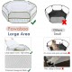 Pawaboo Small Animals Outdoor Enclosure, Waterproof Foldable Rabbit Outdoor Enclosure for Rabbits, Chickens, Kittens, Puppies, Rabbits, Hamsters, Visual Playpen with Mesh Zip and Nylon Base - Green Pawaboo Small Animals Outdoor Enclosure, Waterproof Foldable Rabbit Outdoor Enclosure for Rabbits, Chickens, Kittens, Puppies, Rabbits, Hamsters, Visual Playpen with Mesh Zip and Nylon Base - Green