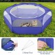 Pawaboo Small Animals Outdoor Enclosure, Waterproof Foldable Rabbit Outdoor Enclosure for Rabbits, Chickens, Kittens, Puppies, Rabbits, Hamsters, Visual Playpen with Mesh Zip and Nylon Base - Green Pawaboo Small Animals Outdoor Enclosure, Waterproof Foldable Rabbit Outdoor Enclosure for Rabbits, Chickens, Kittens, Puppies, Rabbits, Hamsters, Visual Playpen with Mesh Zip and Nylon Base - Green