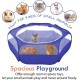Pawaboo Small Animals Outdoor Enclosure, Waterproof Foldable Rabbit Outdoor Enclosure for Rabbits, Chickens, Kittens, Puppies, Rabbits, Hamsters, Visual Playpen with Mesh Zip and Nylon Base - Green Pawaboo Small Animals Outdoor Enclosure, Waterproof Foldable Rabbit Outdoor Enclosure for Rabbits, Chickens, Kittens, Puppies, Rabbits, Hamsters, Visual Playpen with Mesh Zip and Nylon Base - Green