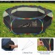 Pawaboo Small Animals Outdoor Enclosure, Waterproof Foldable Rabbit Outdoor Enclosure for Rabbits, Chickens, Kittens, Puppies, Rabbits, Hamsters, Visual Playpen with Mesh Zip and Nylon Base - Green Pawaboo Small Animals Outdoor Enclosure, Waterproof Foldable Rabbit Outdoor Enclosure for Rabbits, Chickens, Kittens, Puppies, Rabbits, Hamsters, Visual Playpen with Mesh Zip and Nylon Base - Green