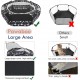 Pawaboo Small Animals Outdoor Enclosure, Waterproof Foldable Rabbit Outdoor Enclosure for Rabbits, Chickens, Kittens, Puppies, Rabbits, Hamsters, Visual Playpen with Mesh Zip and Nylon Base - Green Pawaboo Small Animals Outdoor Enclosure, Waterproof Foldable Rabbit Outdoor Enclosure for Rabbits, Chickens, Kittens, Puppies, Rabbits, Hamsters, Visual Playpen with Mesh Zip and Nylon Base - Green