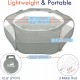 Pawaboo Small Animals Outdoor Enclosure, Waterproof Foldable Rabbit Outdoor Enclosure for Rabbits, Chickens, Kittens, Puppies, Rabbits, Hamsters, Visual Playpen with Mesh Zip and Nylon Base - Green Pawaboo Small Animals Outdoor Enclosure, Waterproof Foldable Rabbit Outdoor Enclosure for Rabbits, Chickens, Kittens, Puppies, Rabbits, Hamsters, Visual Playpen with Mesh Zip and Nylon Base - Green