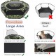 Pawaboo Small Animals Outdoor Enclosure, Waterproof Foldable Rabbit Outdoor Enclosure for Rabbits, Chickens, Kittens, Puppies, Rabbits, Hamsters, Visual Playpen with Mesh Zip and Nylon Base - Green Pawaboo Small Animals Outdoor Enclosure, Waterproof Foldable Rabbit Outdoor Enclosure for Rabbits, Chickens, Kittens, Puppies, Rabbits, Hamsters, Visual Playpen with Mesh Zip and Nylon Base - Green