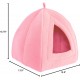 Petmaker Katzenhaus – Innenbett mit abnehmbarem Schaumstoffkissen – Haustierzelt für Welpen, Kaninchen, Meerschweinchen, Igel und andere Kleintiere (Rosa) Petmaker Katzenhaus – Innenbett mit abnehmbarem Schaumstoffkissen – Haustierzelt für Welpen, Kaninchen, Meerschweinchen, Igel und andere Kleintiere (Rosa)