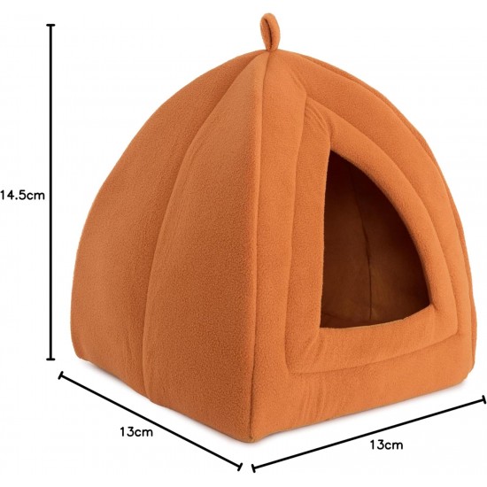 Petmaker Katzenhaus – Innenbett mit abnehmbarem Schaumstoffkissen – Haustierzelt für Welpen, Kaninchen, Meerschweinchen, Igel und andere Kleintiere (Rosa) Petmaker Katzenhaus – Innenbett mit abnehmbarem Schaumstoffkissen – Haustierzelt für Welpen, Kaninchen, Meerschweinchen, Igel und andere Kleintiere (Rosa)