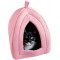 Petmaker Katzenhaus – Innenbett mit abnehmbarem Schaumstoffkissen – Haustierzelt für Welpen, Kaninchen, Meerschweinchen, Igel und andere Kleintiere (Rosa) Petmaker Katzenhaus – Innenbett mit abnehmbarem Schaumstoffkissen – Haustierzelt für Welpen, Kaninchen, Meerschweinchen, Igel und andere Kleintiere (Rosa)