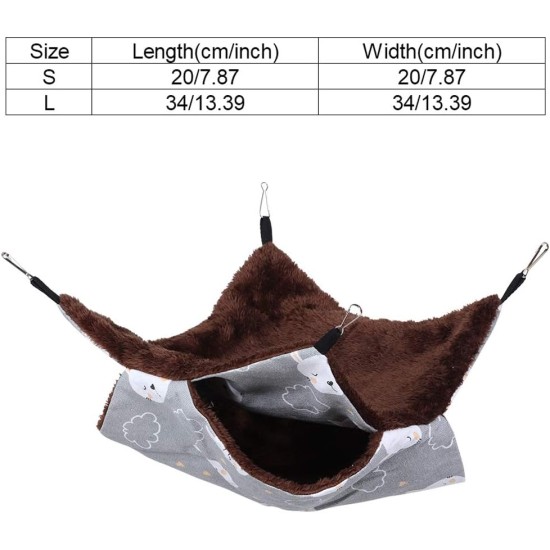 Pilipane Guinea Pig Cage Hammock, Soft and Cosy Hammock for Guinea Pigs, Hamsters, Ferrets, Rats - Double-Layer Rat Hammock and Rat Toys for Pet Rats (34 x 34) Pilipane Guinea Pig Cage Hammock, Soft and Cosy Hammock for Guinea Pigs, Hamsters, Ferrets, Rats - Double-Layer Rat Hammock and Rat Toys for Pet Rats (34 x 34)