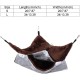 Pilipane Guinea Pig Cage Hammock, Soft and Cosy Hammock for Guinea Pigs, Hamsters, Ferrets, Rats - Double-Layer Rat Hammock and Rat Toys for Pet Rats (34 x 34)