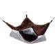 Pilipane Guinea Pig Cage Hammock, Soft and Cosy Hammock for Guinea Pigs, Hamsters, Ferrets, Rats - Double-Layer Rat Hammock and Rat Toys for Pet Rats (34 x 34)