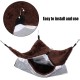 Pilipane Guinea Pig Cage Hammock, Soft and Cosy Hammock for Guinea Pigs, Hamsters, Ferrets, Rats - Double-Layer Rat Hammock and Rat Toys for Pet Rats (34 x 34)