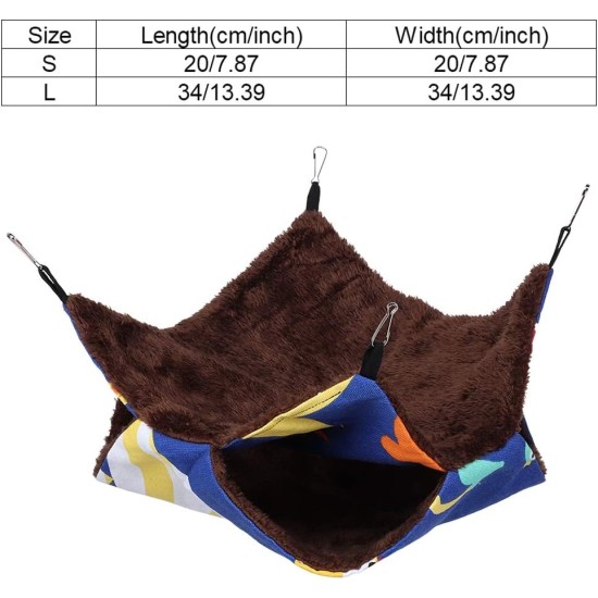 Pilipane Guinea Pig Cage Hammock, Soft and Cosy Hammock for Guinea Pigs, Hamsters, Ferrets, Rats - Double-Layer Rat Hammock and Rat Toys for Pet Rats (34 x 34) Pilipane Guinea Pig Cage Hammock, Soft and Cosy Hammock for Guinea Pigs, Hamsters, Ferrets, Rats - Double-Layer Rat Hammock and Rat Toys for Pet Rats (34 x 34)
