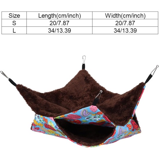 Pilipane Guinea Pig Cage Hammock, Soft and Cosy Hammock for Guinea Pigs, Hamsters, Ferrets, Rats - Double-Layer Rat Hammock and Rat Toys for Pet Rats (34 x 34) Pilipane Guinea Pig Cage Hammock, Soft and Cosy Hammock for Guinea Pigs, Hamsters, Ferrets, Rats - Double-Layer Rat Hammock and Rat Toys for Pet Rats (34 x 34)