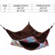 Pilipane Guinea Pig Cage Hammock, Soft and Cosy Hammock for Guinea Pigs, Hamsters, Ferrets, Rats - Double-Layer Rat Hammock and Rat Toys for Pet Rats (34 x 34)