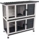 Rabbit Hutch Combi 1 Rustic 100 x 50 x 102 cm Rabbit Hutch Combi 1 Rustic 100 x 50 x 102 cm