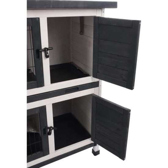 Rabbit Hutch Combi 1 Rustic 100 x 50 x 102 cm Rabbit Hutch Combi 1 Rustic 100 x 50 x 102 cm