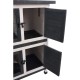 Rabbit Hutch Combi 1 Rustic 100 x 50 x 102 cm Rabbit Hutch Combi 1 Rustic 100 x 50 x 102 cm