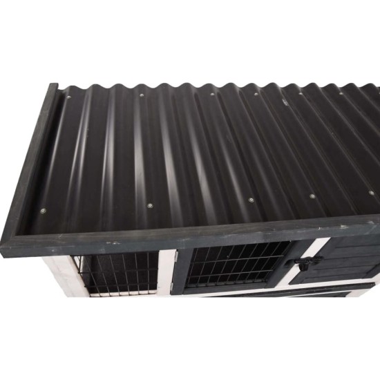 Rabbit Hutch Combi 1 Rustic 100 x 50 x 102 cm Rabbit Hutch Combi 1 Rustic 100 x 50 x 102 cm