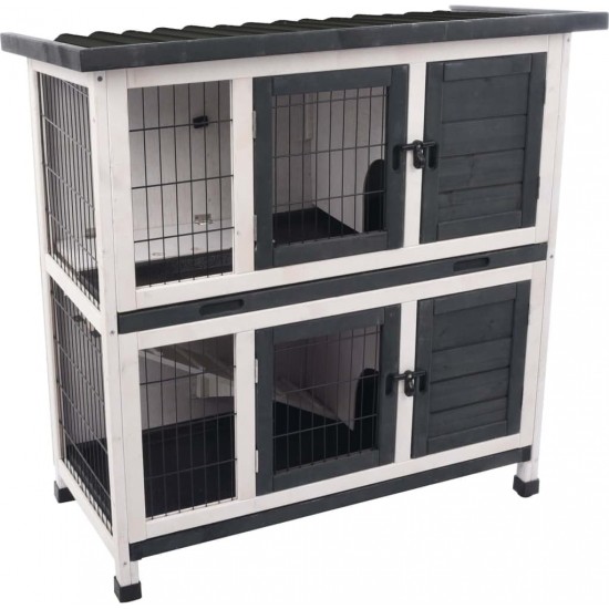 Rabbit Hutch Combi 1 Rustic 100 x 50 x 102 cm Rabbit Hutch Combi 1 Rustic 100 x 50 x 102 cm
