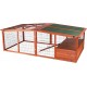 Rabbit and Small Rodent Outdoor Run with Cover, 174 × 48 × 109 cm Rabbit and Small Rodent Outdoor Run with Cover, 174 × 48 × 109 cm