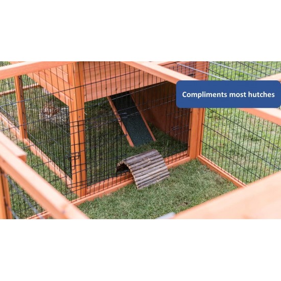 Rabbit and Small Rodent Outdoor Run with Cover, 174 × 48 × 109 cm Rabbit and Small Rodent Outdoor Run with Cover, 174 × 48 × 109 cm