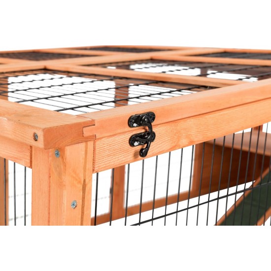 Rabbit and Small Rodent Outdoor Run with Cover, 174 × 48 × 109 cm Rabbit and Small Rodent Outdoor Run with Cover, 174 × 48 × 109 cm
