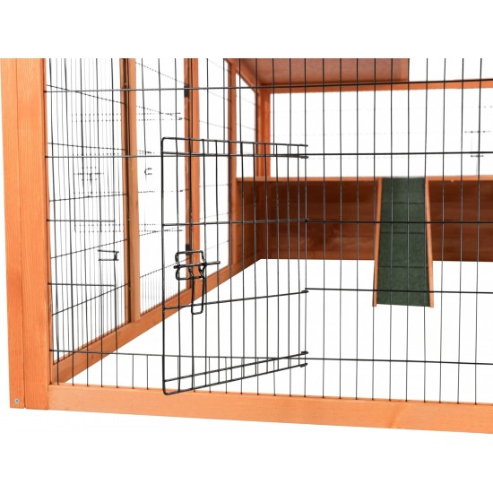 Rabbit and Small Rodent Outdoor Run with Cover, 174 × 48 × 109 cm Rabbit and Small Rodent Outdoor Run with Cover, 174 × 48 × 109 cm
