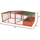 Rabbit and Small Rodent Outdoor Run with Cover, 174 × 48 × 109 cm Rabbit and Small Rodent Outdoor Run with Cover, 174 × 48 × 109 cm