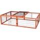 Rabbit and Small Rodent Outdoor Run with Cover, 174 × 48 × 109 cm Rabbit and Small Rodent Outdoor Run with Cover, 174 × 48 × 109 cm