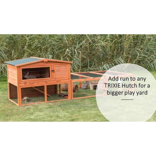Rabbit and Small Rodent Outdoor Run with Cover, 174 × 48 × 109 cm Rabbit and Small Rodent Outdoor Run with Cover, 174 × 48 × 109 cm