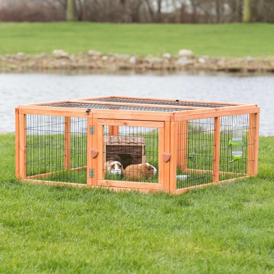 Rabbit and Small Rodent Outdoor Run with Cover, 174 × 48 × 109 cm Rabbit and Small Rodent Outdoor Run with Cover, 174 × 48 × 109 cm