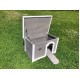 Rabbit/Guinea Pig Deluxe Hideaway House/Playpen, 60 × 40 × 40 cm (Grey Deluxe Hideout) Rabbit/Guinea Pig Deluxe Hideaway House/Playpen, 60 × 40 × 40 cm (Grey Deluxe Hideout)