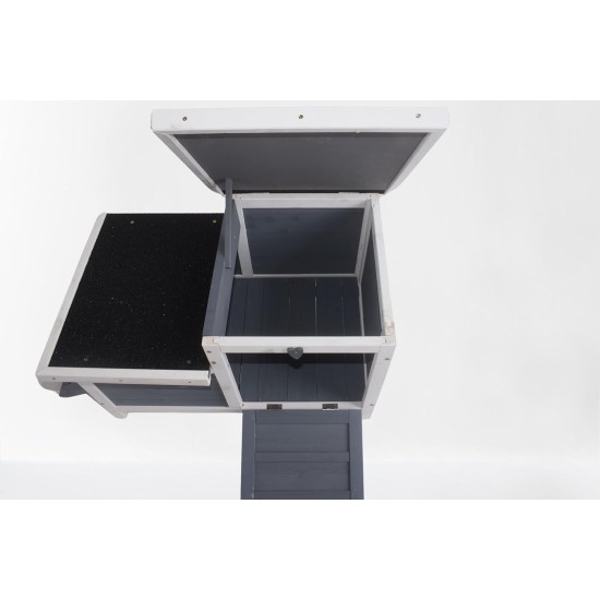 Rabbit/Guinea Pig Deluxe Hideaway House/Playpen, 60 × 40 × 40 cm (Grey Deluxe Hideout) Rabbit/Guinea Pig Deluxe Hideaway House/Playpen, 60 × 40 × 40 cm (Grey Deluxe Hideout)