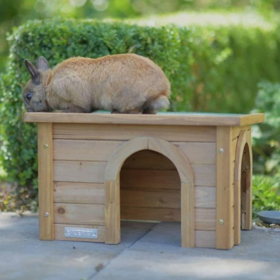 Rabbit/Guinea Pig Deluxe Hideaway House/Playpen, 60 × 40 × 40 cm (Grey Deluxe Hideout) Rabbit/Guinea Pig Deluxe Hideaway House/Playpen, 60 × 40 × 40 cm (Grey Deluxe Hideout)