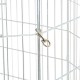 Relaxdays Outdoor Enclosure for Small Animals, Expandable DIY Plug-In System, H x W x D: 72 x 145 x 110 cm, Metal Grid, Black Relaxdays Outdoor Enclosure for Small Animals, Expandable DIY Plug-In System, H x W x D: 72 x 145 x 110 cm, Metal Grid, Black