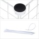 Relaxdays Outdoor Enclosure for Small Animals, Expandable DIY Plug-In System, H x W x D: 72 x 145 x 110 cm, Metal Grid, Black Relaxdays Outdoor Enclosure for Small Animals, Expandable DIY Plug-In System, H x W x D: 72 x 145 x 110 cm, Metal Grid, Black