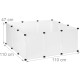 Relaxdays Plastic Outdoor Enclosure DIY for Outdoors Expandable for Small Animals Rabbit Run Various Sizes - White Relaxdays Plastic Outdoor Enclosure DIY for Outdoors Expandable for Small Animals Rabbit Run Various Sizes - White