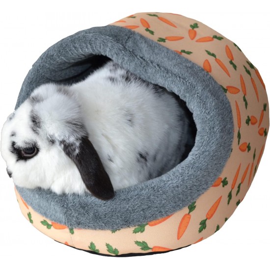 Rosewood Snuggles Carrot Plush Hooded Snuggle Bed Rosewood Snuggles Carrot Plush Hooded Snuggle Bed
