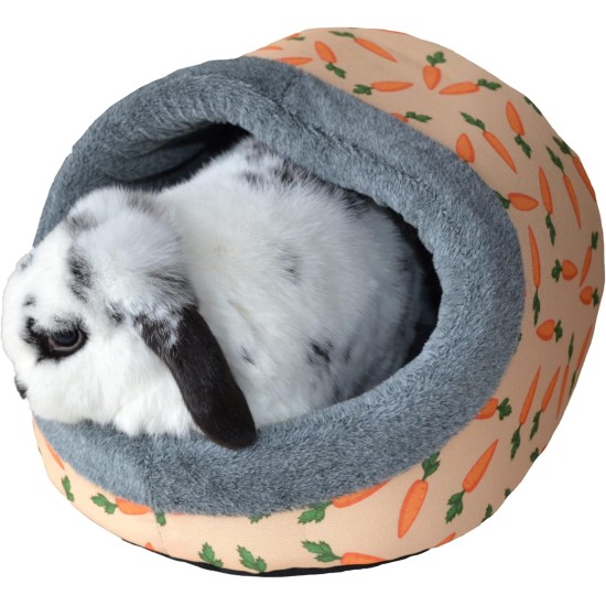Rosewood Snuggles Carrot Plush Hooded Snuggle Bed Rosewood Snuggles Carrot Plush Hooded Snuggle Bed