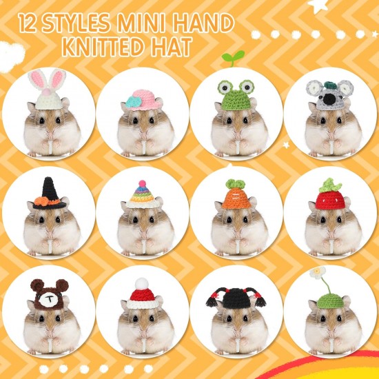 Silkfly 12 Pieces Hamster Hat, Mini Hats for Snakes, Small Animals, Guinea Pigs, Hamster Clothes, Cute Small Rat Hat for Snakes, Pets, Lizards, Hamsters, Bearded Dragons, Holidays Silkfly 12 Pieces Hamster Hat, Mini Hats for Snakes, Small Animals, Guinea Pigs, Hamster Clothes, Cute Small Rat Hat for Snakes, Pets, Lizards, Hamsters, Bearded Dragons, Holidays