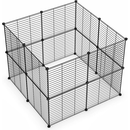 Small Animal Playpen Guinea Pig Cage Playpen for Puppy Dog Rabbit Rabbit Indoor Outdoor Fence White Clear Plastic 12 x 12 Inch 12 Panels Small Animal Playpen Guinea Pig Cage Playpen for Puppy Dog Rabbit Rabbit Indoor Outdoor Fence White Clear Plastic 12 x 12 Inch 12 Panels