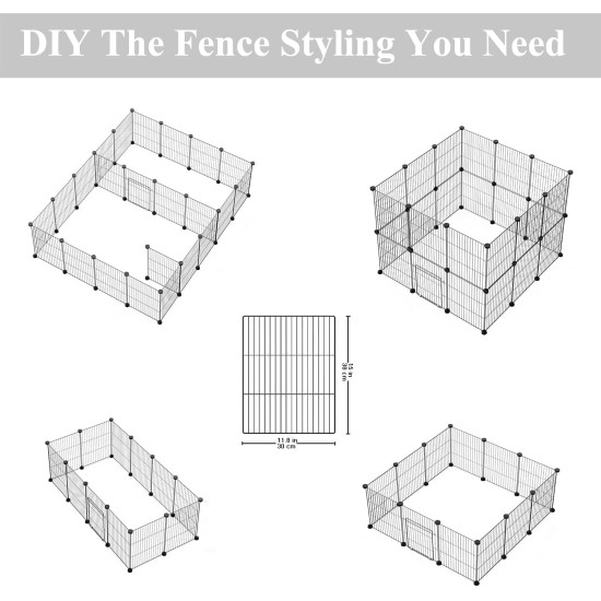 Small Animal Playpen Guinea Pig Cage Playpen for Puppy Dog Rabbit Rabbit Indoor Outdoor Fence White Clear Plastic 12 x 12 Inch 12 Panels Small Animal Playpen Guinea Pig Cage Playpen for Puppy Dog Rabbit Rabbit Indoor Outdoor Fence White Clear Plastic 12 x 12 Inch 12 Panels
