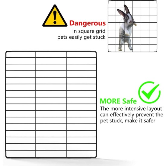 Small Animal Playpen Guinea Pig Cage Playpen for Puppy Dog Rabbit Rabbit Indoor Outdoor Fence White Clear Plastic 12 x 12 Inch 12 Panels Small Animal Playpen Guinea Pig Cage Playpen for Puppy Dog Rabbit Rabbit Indoor Outdoor Fence White Clear Plastic 12 x 12 Inch 12 Panels