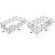 Small Animal Playpen Guinea Pig Cage Playpen for Puppy Dog Rabbit Rabbit Indoor Outdoor Fence White Clear Plastic 12 x 12 Inch 12 Panels Small Animal Playpen Guinea Pig Cage Playpen for Puppy Dog Rabbit Rabbit Indoor Outdoor Fence White Clear Plastic 12 x 12 Inch 12 Panels
