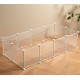 Small Animal Playpen Guinea Pig Cage Playpen for Puppy Dog Rabbit Rabbit Indoor Outdoor Fence White Clear Plastic 12 x 12 Inch 12 Panels Small Animal Playpen Guinea Pig Cage Playpen for Puppy Dog Rabbit Rabbit Indoor Outdoor Fence White Clear Plastic 12 x 12 Inch 12 Panels