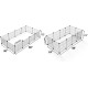 Small Animal Playpen Guinea Pig Cage Playpen for Puppy Dog Rabbit Rabbit Indoor Outdoor Fence White Clear Plastic 12 x 12 Inch 12 Panels Small Animal Playpen Guinea Pig Cage Playpen for Puppy Dog Rabbit Rabbit Indoor Outdoor Fence White Clear Plastic 12 x 12 Inch 12 Panels