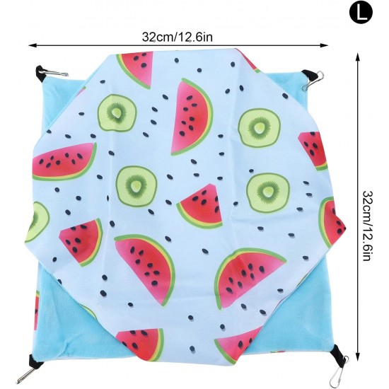 Small Pet Cage Hammock Pig Rat Hammock Guinea Pig Hamster Ferret Hammock Toy Bed for Small Animals Chinchilla Sugar Glider (L Code) Small Pet Cage Hammock Pig Rat Hammock Guinea Pig Hamster Ferret Hammock Toy Bed for Small Animals Chinchilla Sugar Glider (L Code)