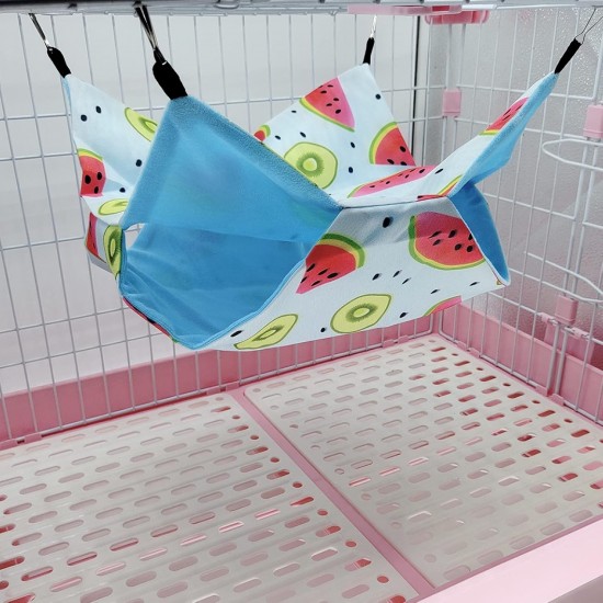 Small Pet Cage Hammock Pig Rat Hammock Guinea Pig Hamster Ferret Hammock Toy Bed for Small Animals Chinchilla Sugar Glider (L Code) Small Pet Cage Hammock Pig Rat Hammock Guinea Pig Hamster Ferret Hammock Toy Bed for Small Animals Chinchilla Sugar Glider (L Code)