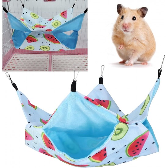 Small Pet Cage Hammock Pig Rat Hammock Guinea Pig Hamster Ferret Hammock Toy Bed for Small Animals Chinchilla Sugar Glider (L Code) Small Pet Cage Hammock Pig Rat Hammock Guinea Pig Hamster Ferret Hammock Toy Bed for Small Animals Chinchilla Sugar Glider (L Code)