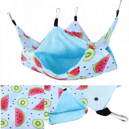 Small Pet Cage Hammock Pig Rat Hammock Guinea Pig Hamster Ferret Hammock Toy Bed for Small Animals Chinchilla Sugar Glider (L Code) Small Pet Cage Hammock Pig Rat Hammock Guinea Pig Hamster Ferret Hammock Toy Bed for Small Animals Chinchilla Sugar Glider (L Code)